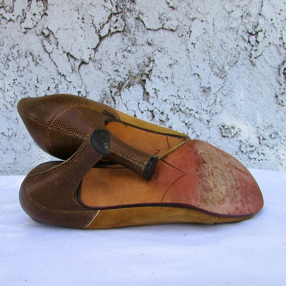 Cole Haan tan suede brown leather pumps 7.5B - Picture 7 of 7